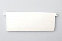 Plaque de lestage pour stores en tissu 127 mm